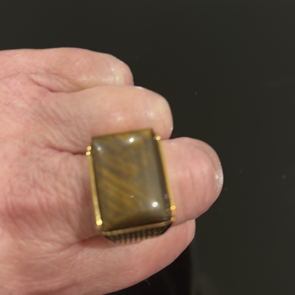 Tiger’s Eye Ring Size 12 - Picture 2 of 3